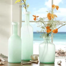 Chine vases décorés petit verre vases gros fabricant