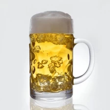 الصين زجاج كوب مصنع البيرة 450ML المورد بالرصاص الزجاج الصانع