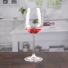 porcelana Vidrio de 350ml de vino de alta calidad hechos a mano a granel venta por mayor fabricante
