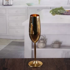 China High quality champagne flutes with gold trim wholesale manufacturer