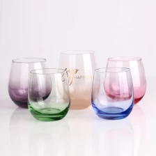 China High quality lead free cheap custom logo 15oz glass cup for wine manufacturer