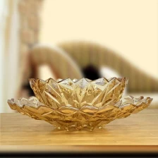 China Modern personalized crystal glass fruit bowl supplier manufacturer