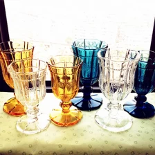 porcelana retro de los vidrios de champán de cristal de color flautas de champán fabricante