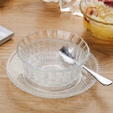 China Sales promotion glass dessert bowls exporters manufacturer