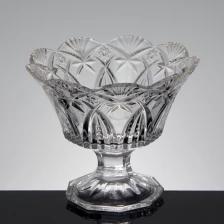 China Copo de vidro de tigela de vidro exclusivo sorvete personalizado definido Atacadista de copos de vidro transparente fabricante