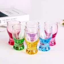 Chine Ensemble en gros promotionnel personnalisé 2 oz couleurs personnalisées à imprimé TEQUILA SHOT Glass de 6 en stock fabricant