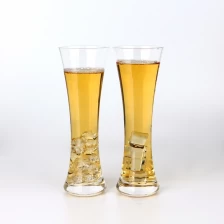 Çin Wholesale Promotional High Transparent 12 Ounce Pilsner Beer Glasses Cup For Drinking Beer and Juice üretici firma