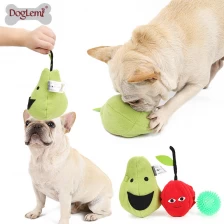 porcelana 2in 1 Dog Toy FRUIT fabricante