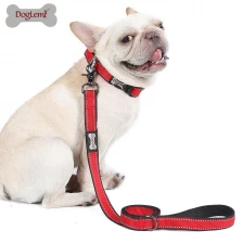 China Comfortable reflective silk dog leash manufacturer