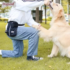 Chine Doglemi Dog Trainez la poche d'entraînement avec une ceinture réglable et un support de distributeur de sacs à caca, porte facilement un sac fourre-tout fabricant