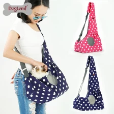 China Pattern canvas pet shoulder bag manufacturer