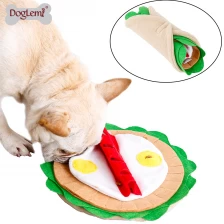 China Pizza Sniff Dog Toy manufacturer
