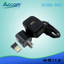 Chiny OCBS -R01 Bezprzewodowy skaner kodów kreskowych z czytnikiem kodów QR na palec producent