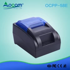 porcelana (OCPP -58E) Pequeña impresora térmica de recibos POS de 58 mm con adaptador de corriente incorporado fabricante