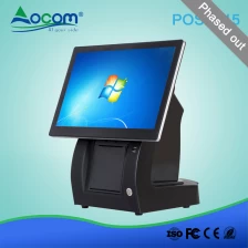 porcelana (POS -E15) sistema todo en uno con pantalla táctil windows / android pos con impresora fabricante