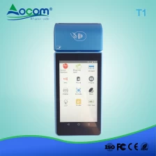 China (POS-T1) Android Handheld Tudo em um sistema de terminal POS de varejo com cartão SIM fabricante