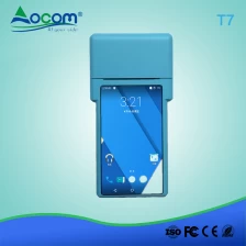 China (POS -T7) Handheld Android POS-terminal met 5600 mAh beslag met hoge capaciteit fabrikant