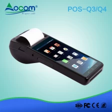 China Terminal handheld pos do andróide áspero de 5,5 polegadas fabricante