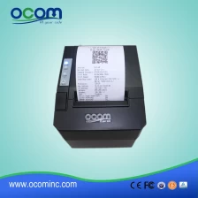 China QR code printing auto cutter 80mm pos thermal printer cheap support USB/Serial/LAN/bluetooth/ Wifi manufacturer
