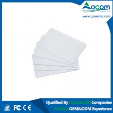 الصين بطاقة RFID فارغة LF 125K HF 13.56MHZ 14443A 15693 UHF بطاقة بيضاء فارغة PVC الصانع