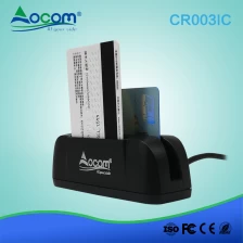 China CR003IC Mini USB 3 sporen Multi MSR plus IC Chip combi-kaartlezer fabrikant