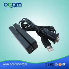 China CR1300 3 tracks USB Magnetic IC Chip Card Reader / Writer fabrikant
