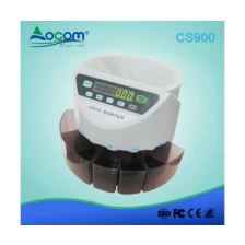 China CS900 Super Detection Commercial Coin Counter Sorter manufacturer