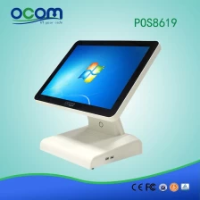 الصين 15inch رخيصة الشاشة نقاط البيع التي تعمل باللمس جهاز كمبيوتر الكل في واحد (POS8619) الصانع