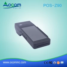 China EMV certificated android handheld pos terminal with barcode scanner manufacturer
