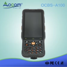 China OCBS-A100 New wearable touch screen laser 2D handheld pda barcode scanner android manufacturer
