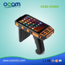 China OCBS-D5000 Android 5.0" 4G handheld data terminal PDA with optional UHF manufacturer