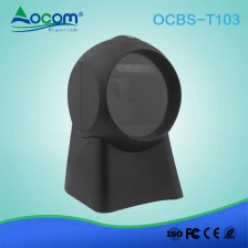 الصين OCBS - T103 جديد أرخص سطح المكتب 1D 20 خطوط ليزر ماسح الباركود السلكية الصانع