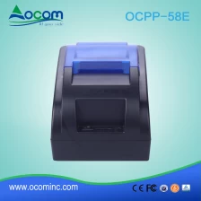China Impressora de recibos térmicos OCPP-58E de 58mm com adaptador de alimentação incorporado fabricante