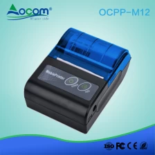China OCPP-M12 58mm mini portable mobile android thermal bluetooth printer manufacturer