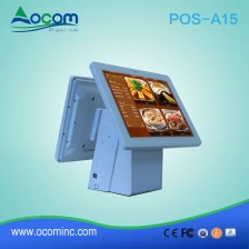 Chiny POS-A15 13 / I5 Podwójny ekran dotykowy System pos z drukarką producent