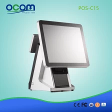 Cina POS-C15-Cina vendita all'ingrosso di vendita J1900 32G SSD tutto in un terminale di lotteria pos produttore