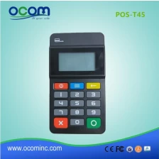 China POS-T45 EMV PBOC PCI Certified mini bluetooth wireless smart rfid card reader manufacturer