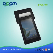China (POS-T7)2017 Newest high quality portable android pos touch screen manufacturer