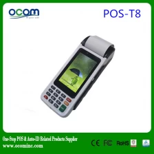porcelana POS-T8 hecho en China EMV 3G dispositivo POS de mano androide con la impresora MSR NFC fabricante