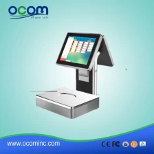 Cina Bilancia elettronica di pesatura POS con sistema Touch POS e stampante termica da 58 mm produttore