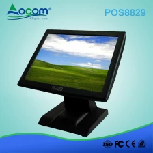 porcelana POS8829T 15" J1900 4GB all in one touch screen pos with optional dual screen fabricante
