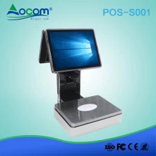 Chiny S001 POS System Touch Elektroniczna skala wagi Drukarka Kod kreskowy producent