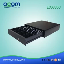 China Kleine Metal Manual Cash Box kassalade voor POS-systeem (ECD330C) fabrikant