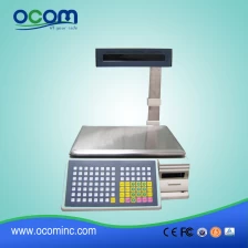 China TM-AA-5D Retail Barcode Label Printing Electronic Scales with label printer manufacturer