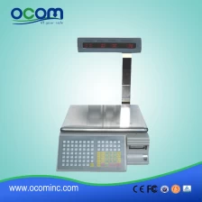 China The supermarket dedicated electronic scale with label printer manufacturer