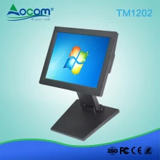China Touch Screen 12 inch POS Monitor with Folding Base manufacturer