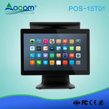 Chiny Windows/Android  Support MSR,Customer display for option 15.6 Inch Touch POS Terminal producent