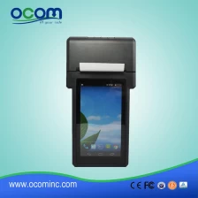 China Wireless Handheld Android 6.0 4G Network POS Terminal with Printer for Parking Lot manufacturer