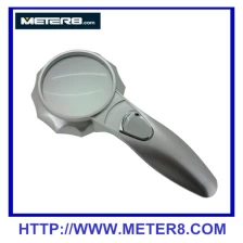 中国 600555-6X伞形带LED灯放大镜中号 厂家直销 手持放大镜 制造商