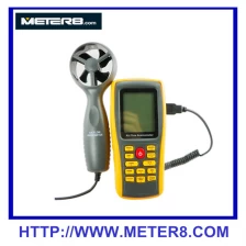 China GM8902 Digital anemômetro, medição do vento, velocidade do ar e temperatura do ar e quantidade de ar fabricante